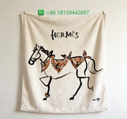 Hermes Throw Blankets